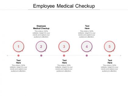 Employee medical checkup ppt powerpoint presentation images cpb