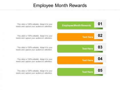 Employee month rewards ppt powerpoint presentation show graphics example cpb