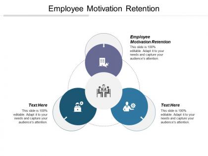 Employee motivation retention ppt powerpoint presentation file information cpb