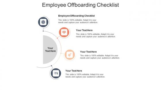 Employee offboarding checklist ppt powerpoint presentation show graphics download cpb