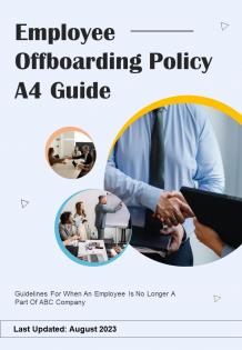 Employee Offboarding Policy A4 Guide HB V