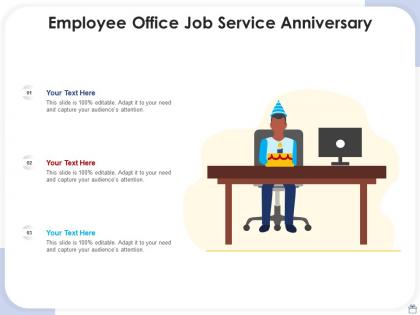 Employee office job service anniversary