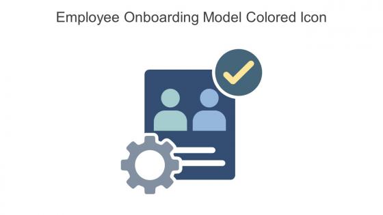 Employee Onboarding Model Colored Icon In Powerpoint Pptx Png And Editable Eps Format