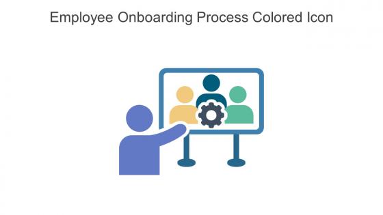 Employee Onboarding Process Colored Icon In Powerpoint Pptx Png And Editable Eps Format