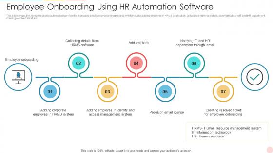 Employee Onboarding Using HR Automation Software