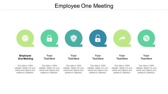 Employee One Meeting Ppt Powerpoint Presentation Professional Demonstration Cpb