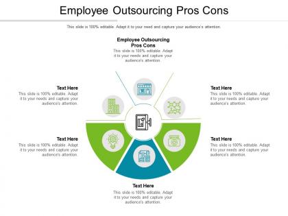 Employee outsourcing pros cons ppt powerpoint presentation slides guide cpb