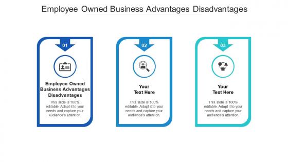 Employee owned business advantages disadvantages ppt powerpoint gridlines cpb
