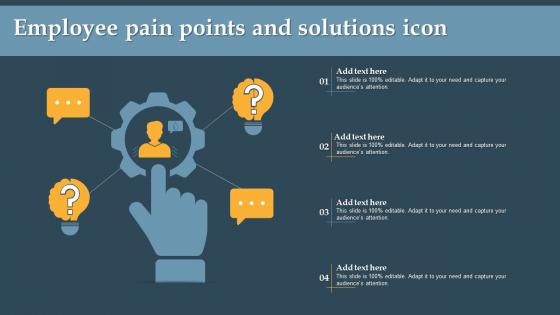 Employee Pain Points And Solutions Icon
