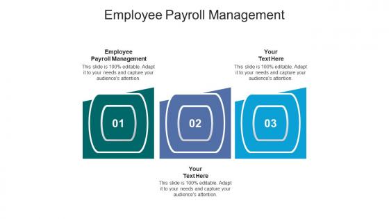 Employee payroll management ppt powerpoint presentation file backgrounds cpb