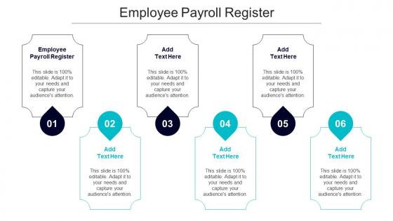 Employee Payroll Register Ppt Powerpoint Presentation Portfolio Format Ideas Cpb