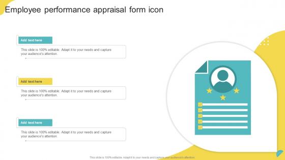 Employee Performance Appraisal Form Icon