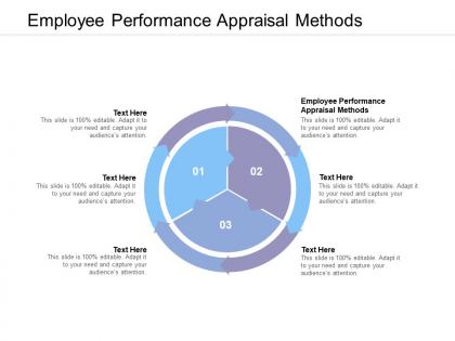 Employee performance appraisal methods ppt powerpoint presentation show gallery cpb
