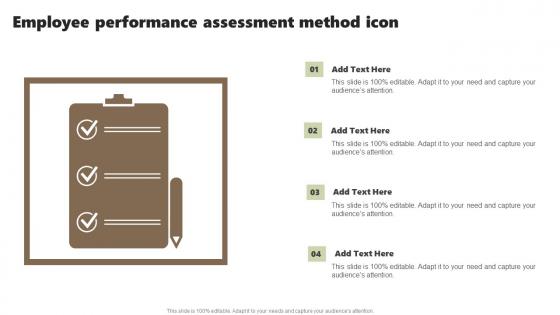 Employee Performance Assessment Method Icon