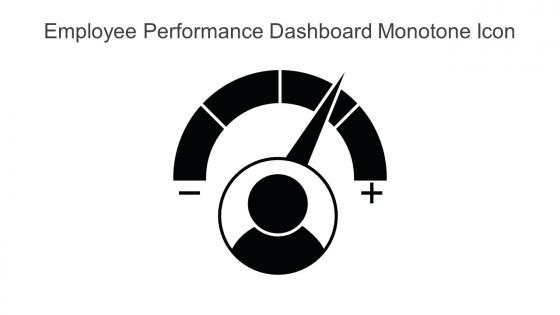 Employee Performance Dashboard Monotone Icon In Powerpoint Pptx Png And Editable Eps Format
