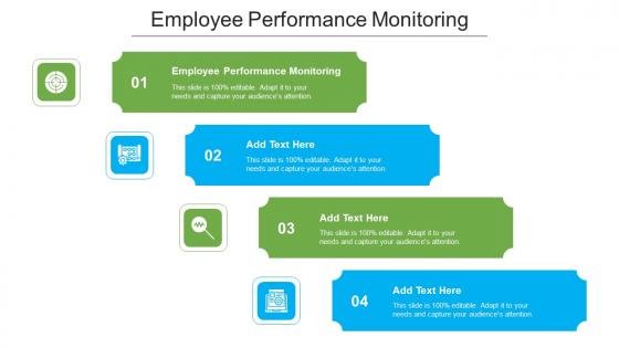 Employee Performance Monitoring Ppt Powerpoint Presentation Infographic Cpb