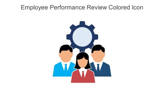 Employee Performance Review Colored Icon In Powerpoint Pptx Png And Editable Eps Format