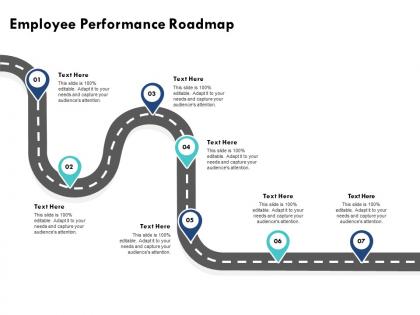 Employee performance roadmap audiences attention m265 ppt powerpoint presentation styles layout