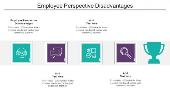 Employee Perspective Disadvantages In Powerpoint And Google Slides Cpb
