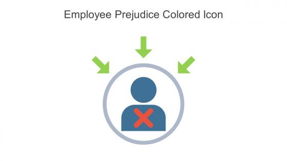 Employee Prejudice Colored Icon In Powerpoint Pptx Png And Editable Eps Format