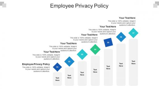 Employee privacy policy ppt powerpoint presentation deck cpb