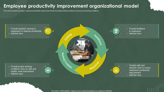 Employee Productivity Improvement Organizational Model