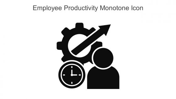 Employee Productivity Monotone Icon In Powerpoint Pptx Png And Editable Eps Format