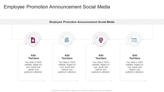 Employee Promotion Announcement Social Media In Powerpoint And Google Slides Cpb
