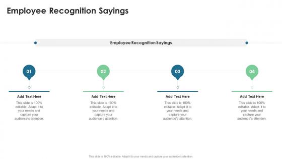 Employee Recognition Sayings In Powerpoint And Google Slides Cpb