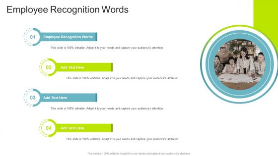 Employee Recognition Words In Powerpoint And Google Slides Cpb
