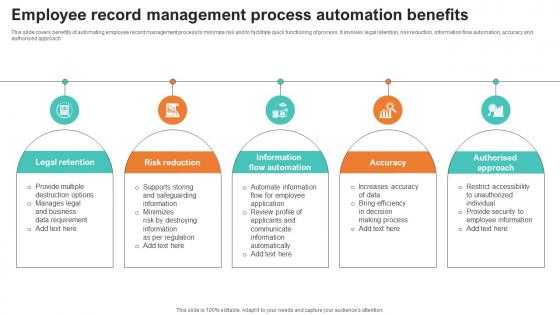 Employee Record Management Process Automation Benefits