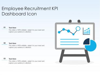 Employee recruitment kpi dashboard icon