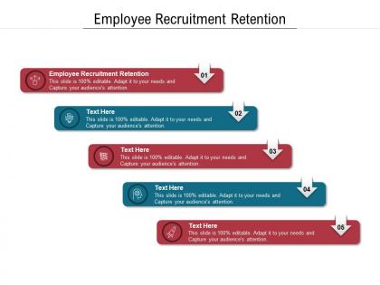 Employee recruitment retention ppt powerpoint presentation gallery guide cpb