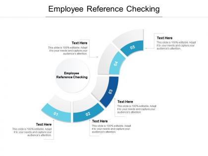 Employee reference checking ppt powerpoint presentation inspiration deck cpb