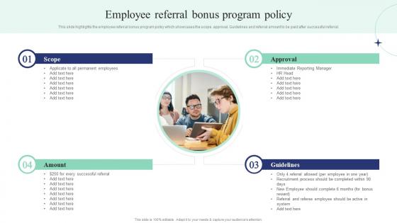 Employee Referral Bonus Program Policy Corporate Induction Program For New Staff