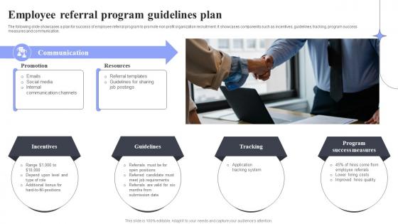 Employee Referral Program Methods For Job Opening Promotion In Nonprofits Strategy SS V
