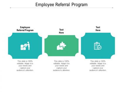 Employee referral program ppt powerpoint presentation ideas slide cpb