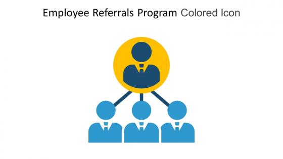 Employee Referrals Program Colored Icon In Powerpoint Pptx Png And Editable Eps Format
