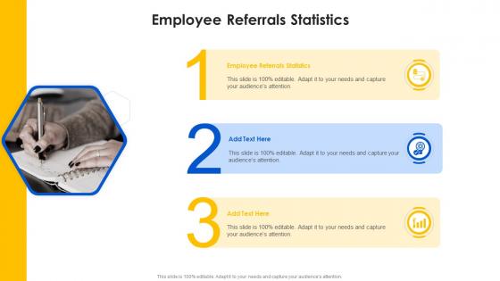 Employee Referrals Statistics In Powerpoint And Google Slides Cpb