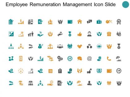 Employee remuneration management icon slide growth l315 ppt powerpoint themes