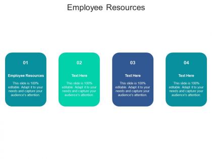 Employee resources ppt powerpoint presentation portfolio design inspiration cpb