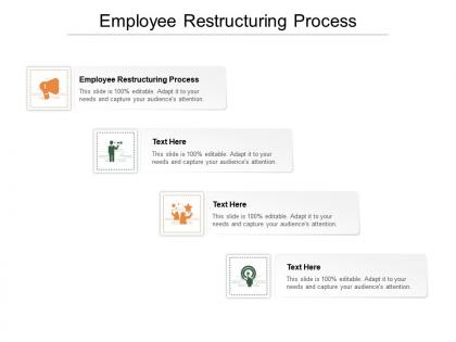 Employee restructuring process ppt powerpoint presentation infographic template themes cpb