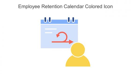 Employee Retention Calendar Colored Icon In Powerpoint Pptx Png And Editable Eps Format
