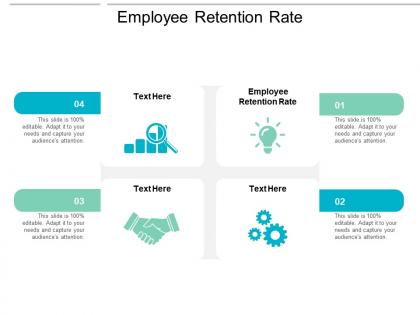 Employee retention rate ppt powerpoint presentation infographic template samples cpb