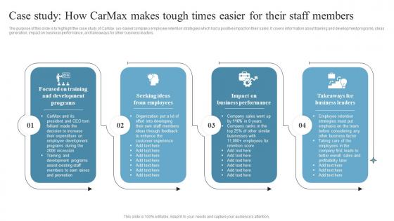 Employee Retention Strategies Case Study How Carmax Makes Tough Times Easier