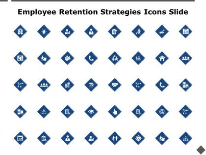 Employee retention strategies icons slide idea bulb d97 ppt powerpoint presentation ideas