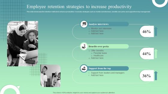 Employee Retention Strategies To Increase Productivity Implementing Strategies To Improve