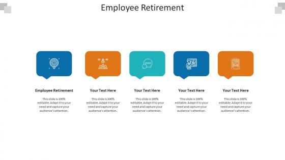 Employee retirement ppt powerpoint presentation slides designs cpb