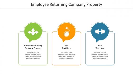 Employee returning company property ppt powerpoint presentation summary cpb
