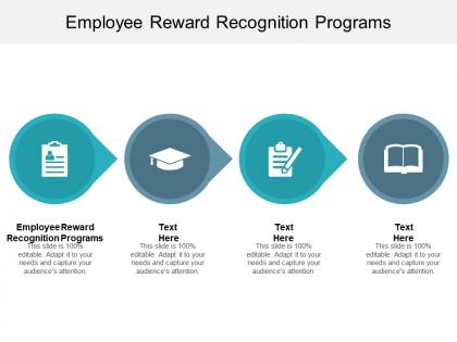 Employee reward recognition programs ppt powerpoint presentation slides example cpb